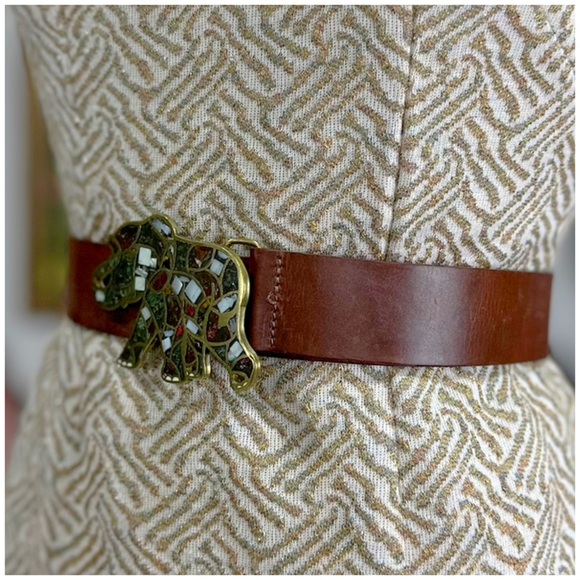 Anthro Mosaic Elephant Belt by Belgo Lux - Picture 12 of 15
